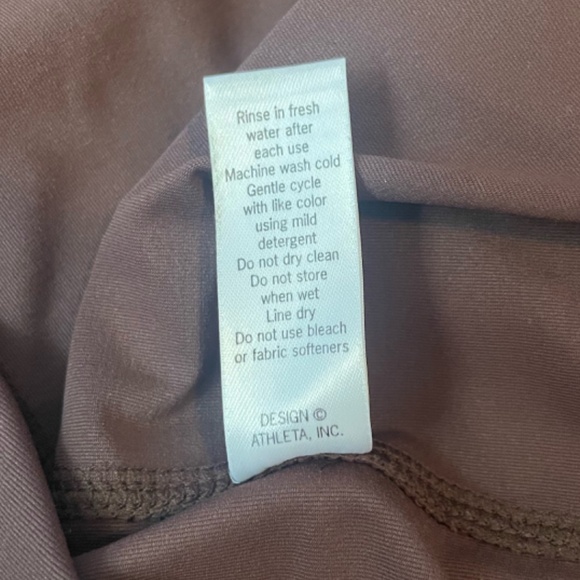 Athleta Vital Brown Women’s Board Swim Shorts Size M - Picture 9 of 9